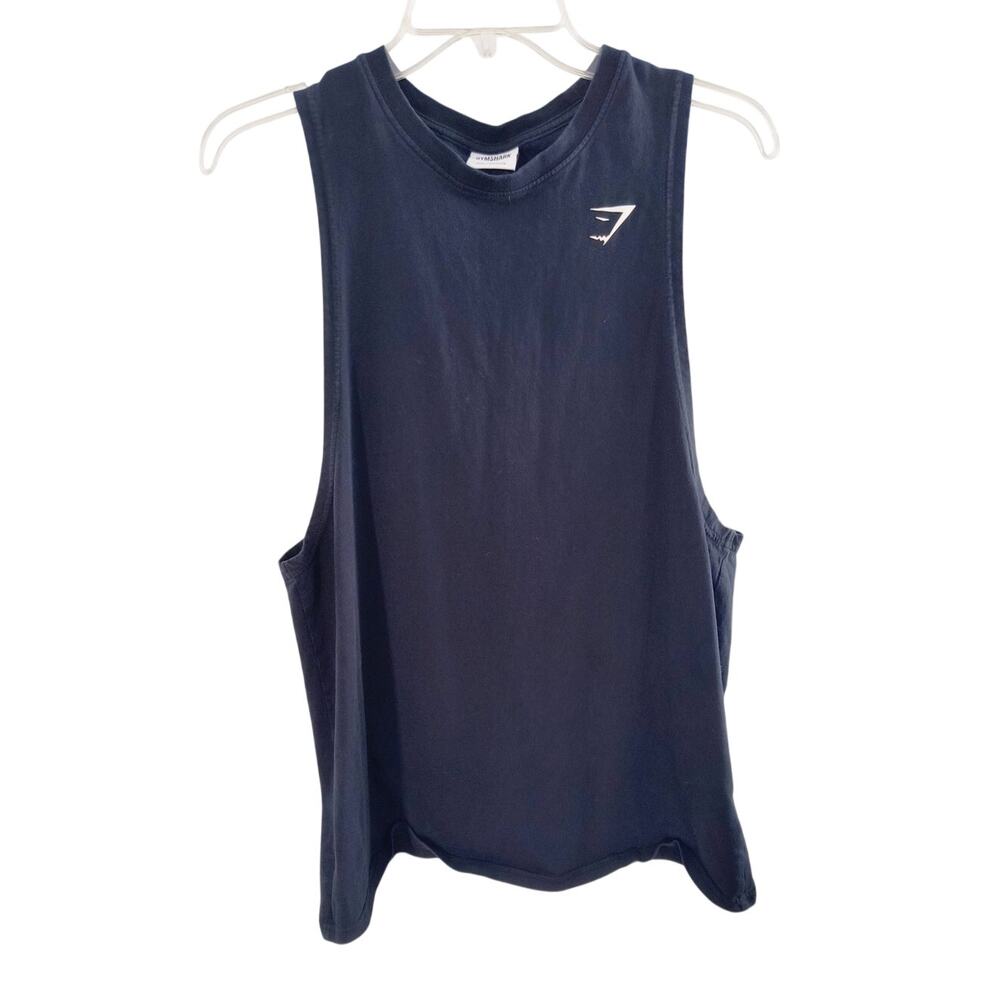 Gym Shark Athletic Tank Top Women's Sz XS Black Sleeveless Pullover